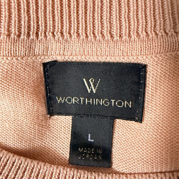 Worthington Women's Blush Long Sleeve Top - Picture 2 of 4